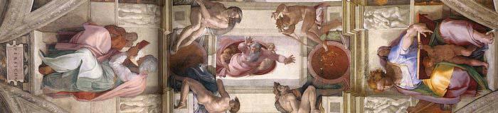 Michelangelo Buonarroti The seventh bay of the ceiling china oil painting image